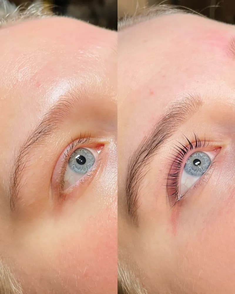 Yumilashes före och efter – resultat 1